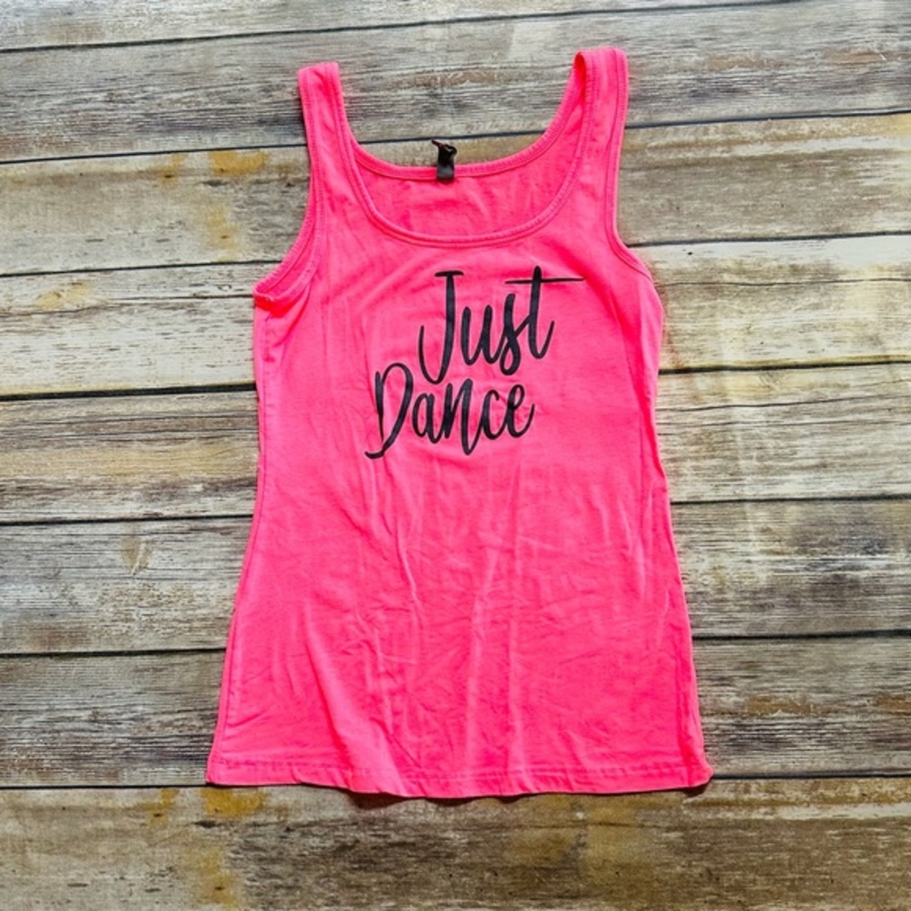 Girls adorable pink dance tank top! Size 16